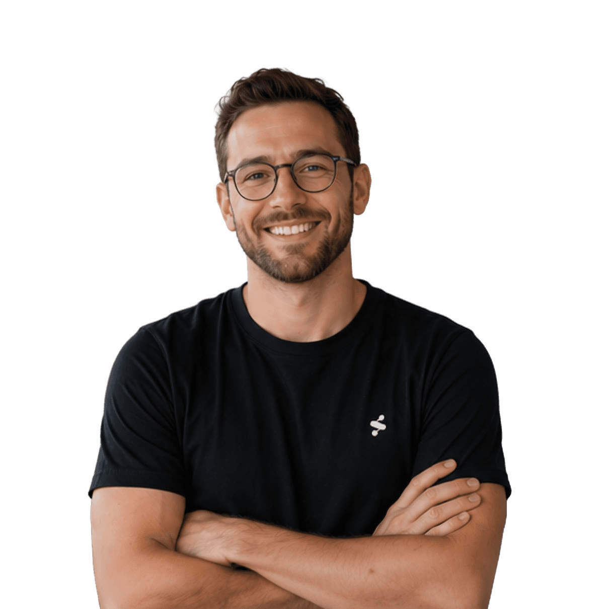 Headshot of Daniel Reyes, transparent background.